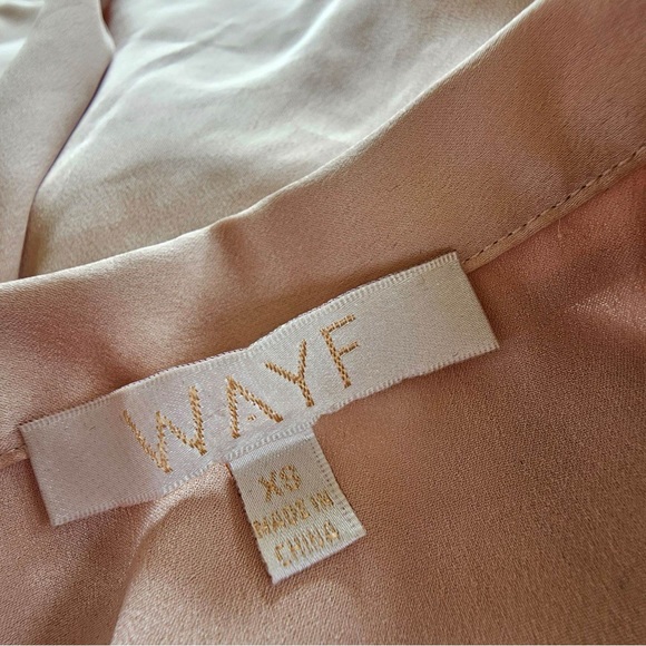 WAYF Satin Button Down - Picture 3 of 3